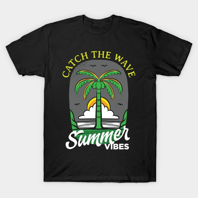 Palm Tree T-Shirt by sandiakmar